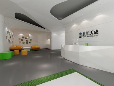 1300平米世紀(jì)天成辦公室裝修
